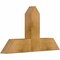 Ekena Millwork Portland Rough Sawn Timber Gable Bracket, Western Red Cedar, 36"W x 21"H x 4"D x 6"F, 14/12 Pitch GBW036X21X0406POR00RWR - alternate 4